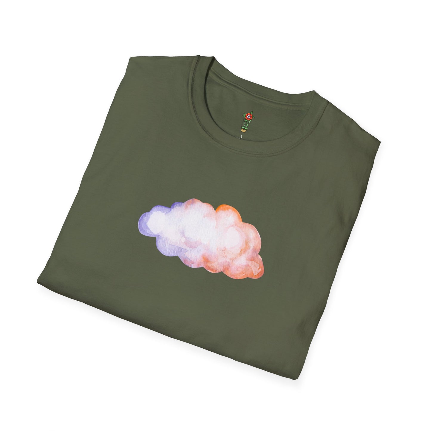 Happy Cloud Unisex Softstyle T-Shirt