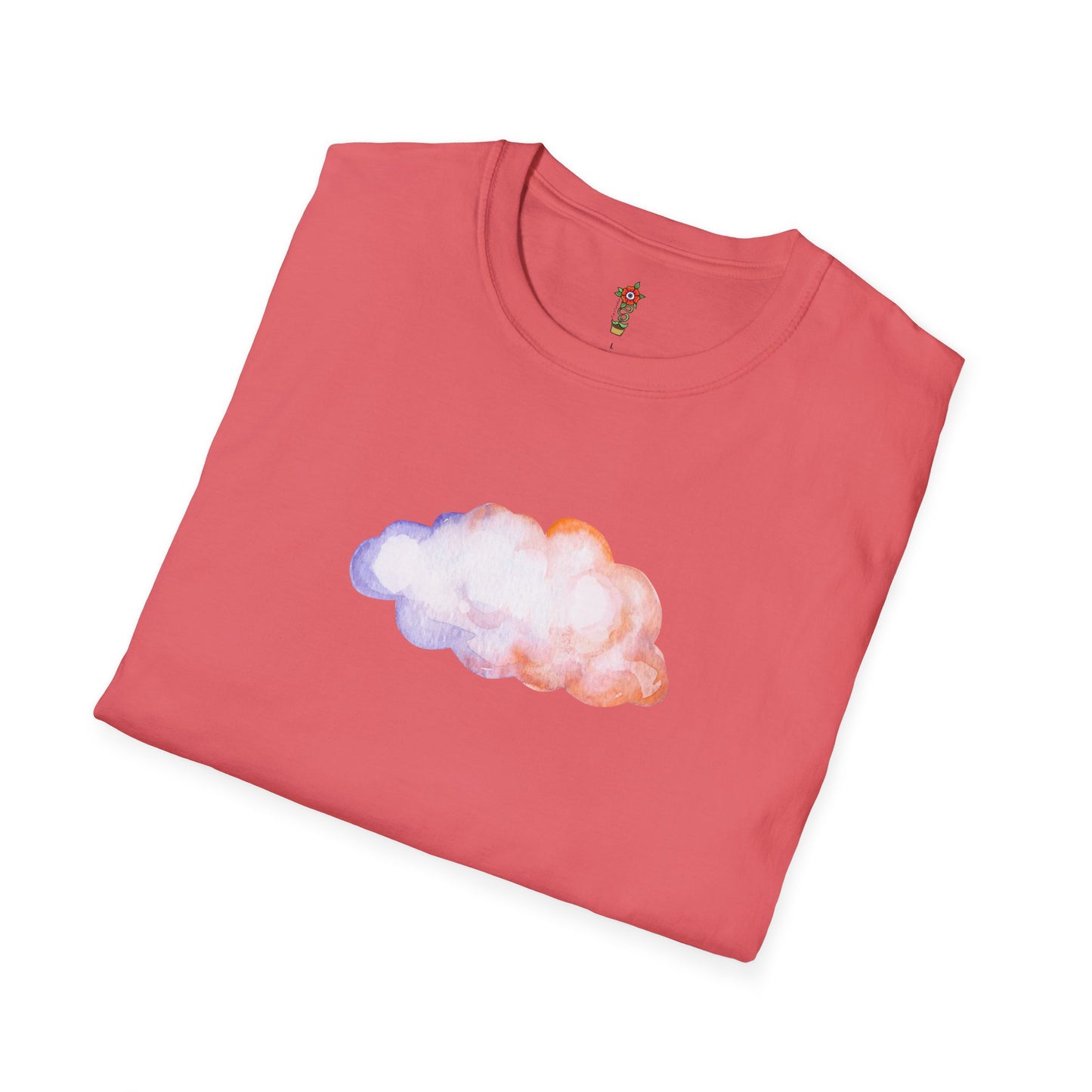 Happy Cloud Unisex Softstyle T-Shirt