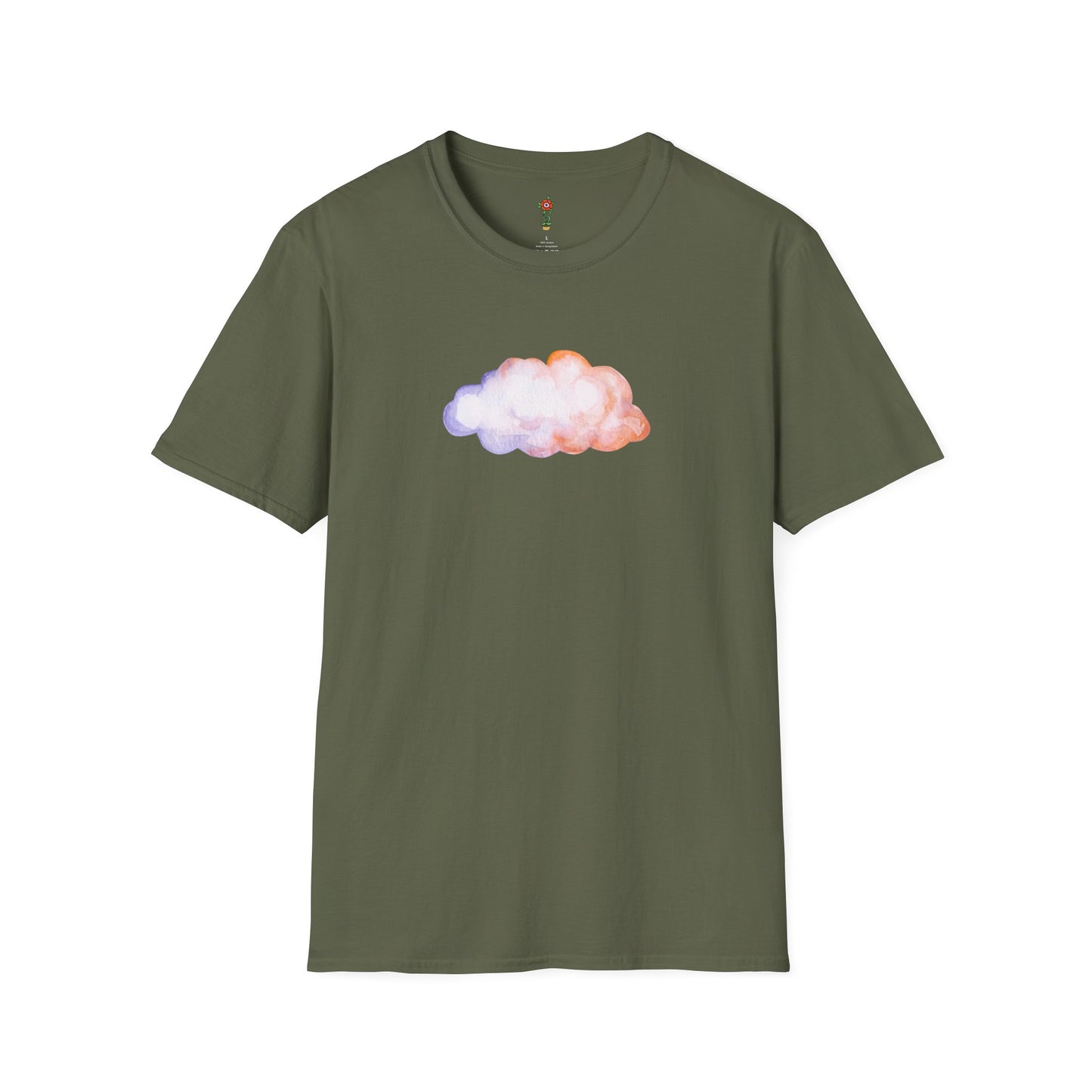 Happy Cloud Unisex Softstyle T-Shirt