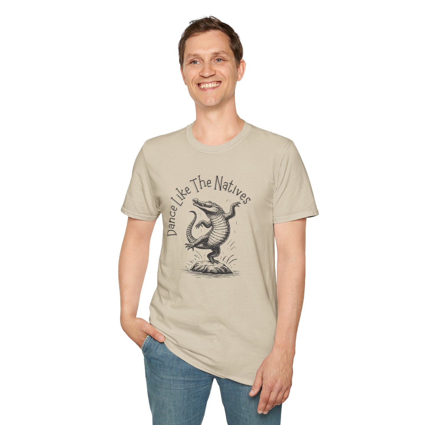 Gator Dance of Unisex Softstyle T-Shirt
