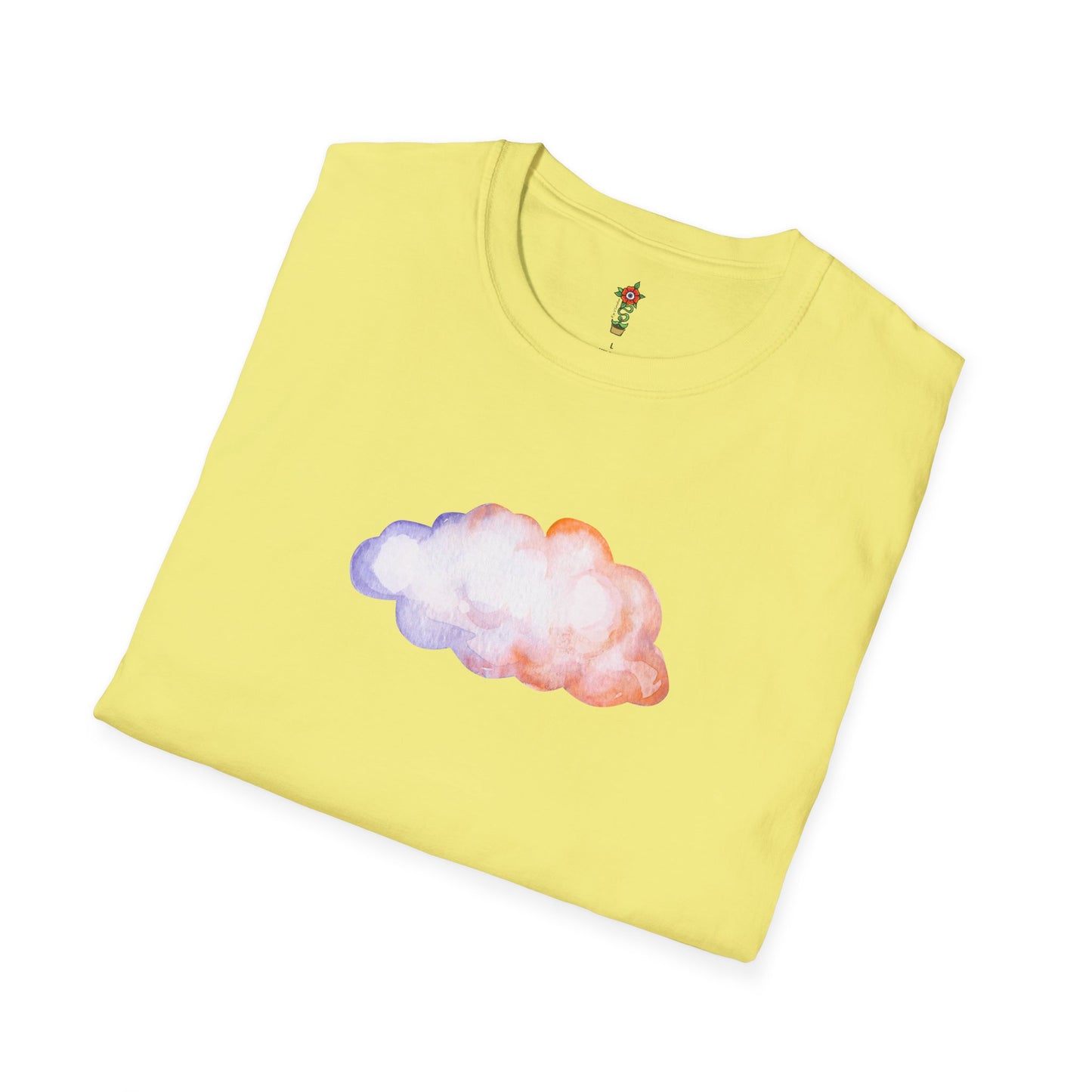 Happy Cloud Unisex Softstyle T-Shirt