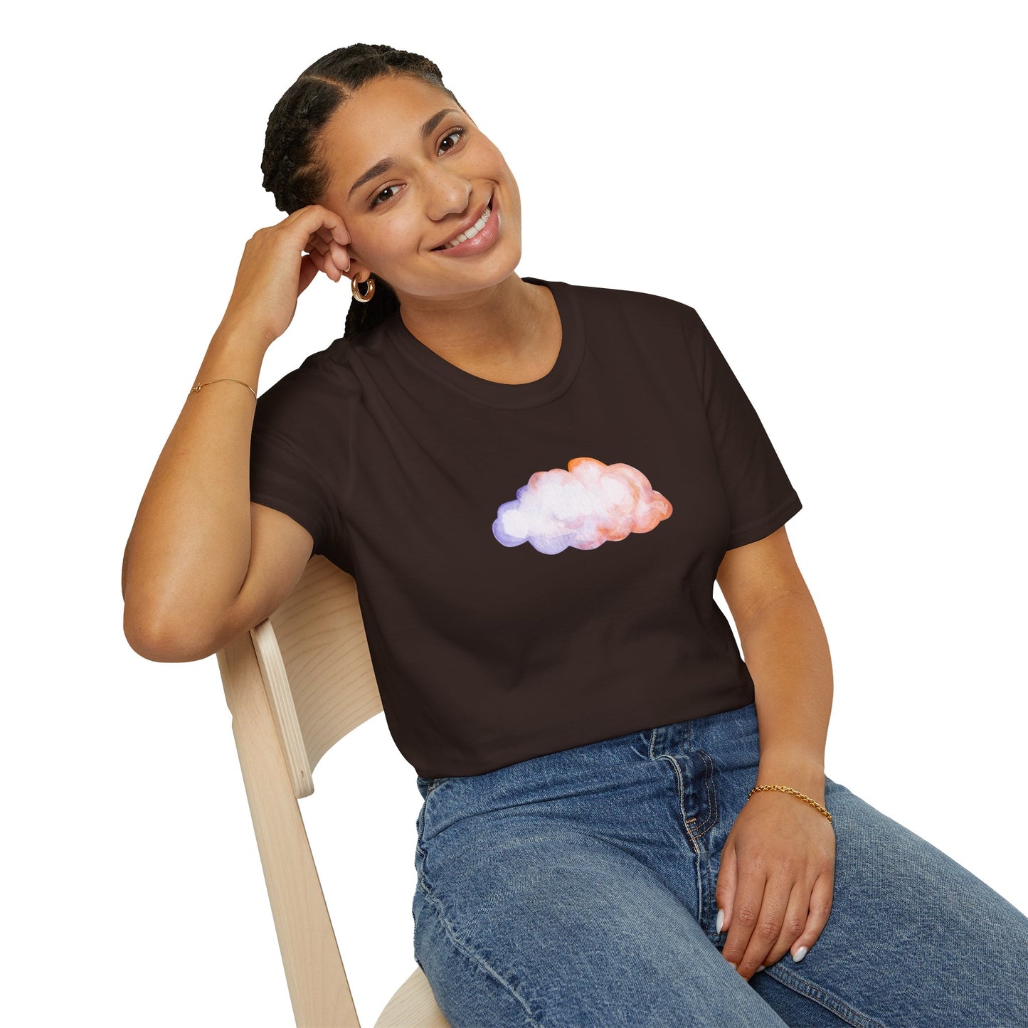 Happy Cloud Unisex Softstyle T-Shirt