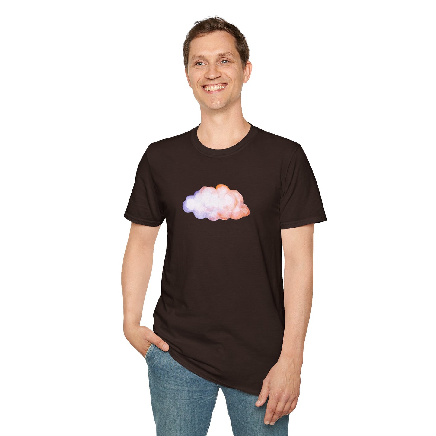 Happy Cloud Unisex Softstyle T-Shirt