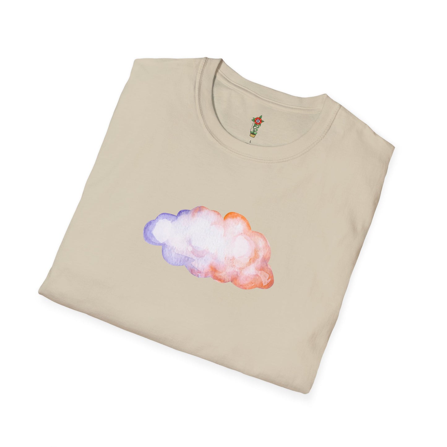 Happy Cloud Unisex Softstyle T-Shirt