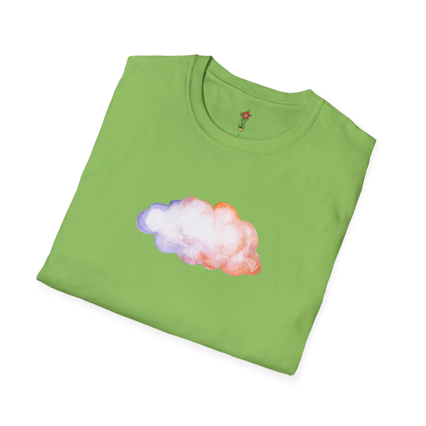 Happy Cloud Unisex Softstyle T-Shirt