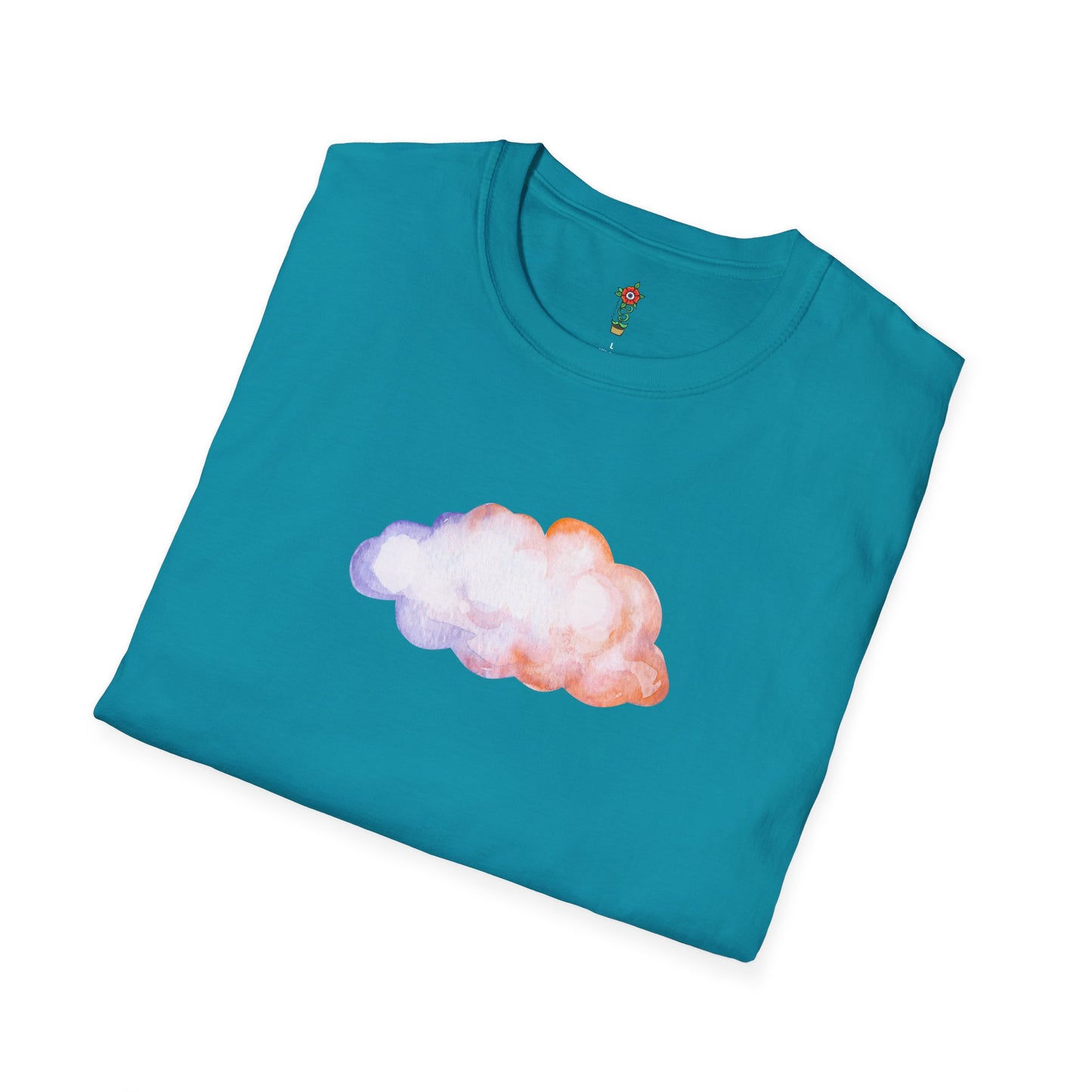 Happy Cloud Unisex Softstyle T-Shirt