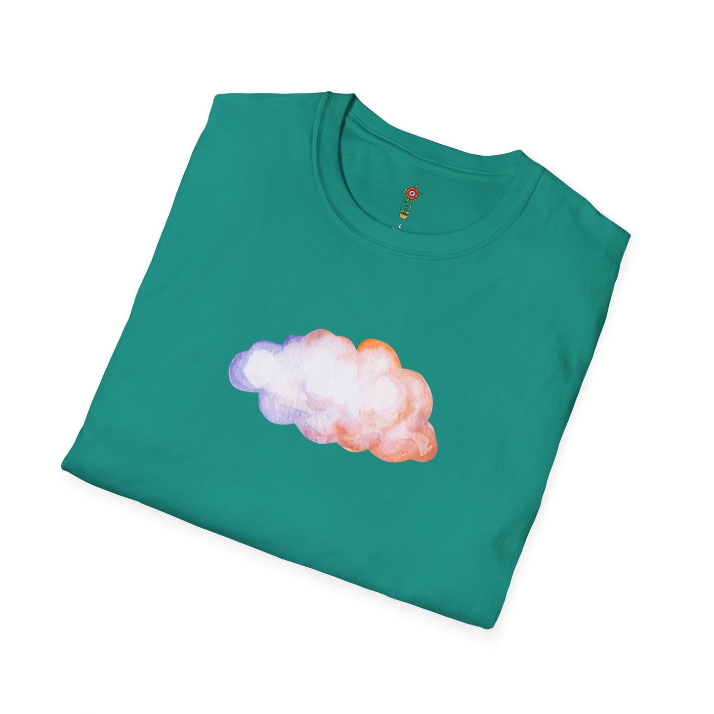 Happy Cloud Unisex Softstyle T-Shirt