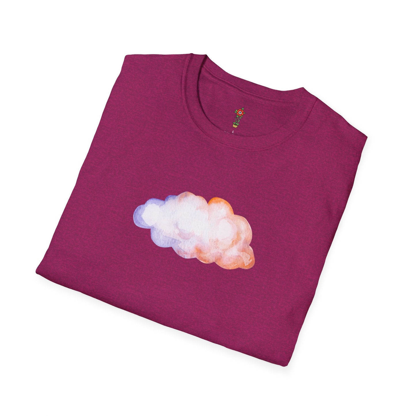 Happy Cloud Unisex Softstyle T-Shirt